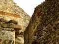 Ruins old fort medieval castle stones Royalty Free Stock Photo