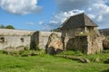 Ruins of old fortified monastery close to small village of Bzovik in Slovakia Royalty Free Stock Photo