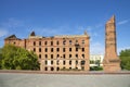 Ruins of the old Gergardt mill. Volgograd. Russia Royalty Free Stock Photo