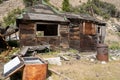 Ruins of the old ghost town of Bayhorse Idaho, in the Salmon-Challis National Forest