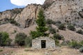 Ruins of the old ghost town of Bayhorse Idaho, in the Salmon-Challis National Forest