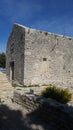 Old Historic Church And Stone Walls Royalty Free Stock Photo