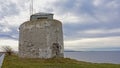 Ruins of old Pakri lightthouse on the Baltic sea coast, PAldiski, Estonia