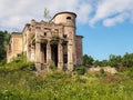 The ruins of the old manor house Royalty Free Stock Photo