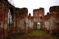 Ruins of the old manor house Royalty Free Stock Photo