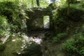 Ruins of an Old Mill in Balls Falls, Ontario Royalty Free Stock Photo