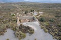 Ruins of an old mining factory in the south of Spain