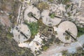 Ruins of an old mining factory in the south of Spain