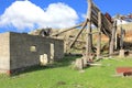 Ruins of old mining structures