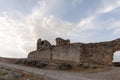 Ruins of the old Moorish castle of the Star in Teba, Malaga