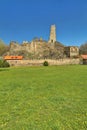 Ruins of old Okor castle in Czech republic