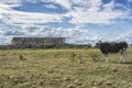 Ruins of old scandinavian castle