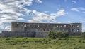 Ruins of old scandinavian castle