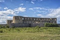 Ruins of old scandinavian castle