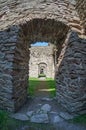 Ruins of old scandinavian castle.