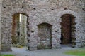 Ruins of old scandinavian castle.