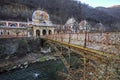 Ruins of an old spa in Baile Herculane Royalty Free Stock Photo