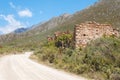 Ruins of old toll house on the Swartberg Pass