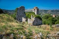 The ruins of Old Town Bar, Montenegro Royalty Free Stock Photo