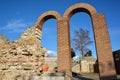 Ruins in old town Nesebar, Bulgaria Royalty Free Stock Photo