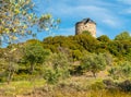 Ruins of old windmills Datca, Turkey Royalty Free Stock Photo
