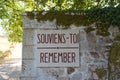 The ruins of oradour-sur-glane