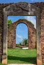 Ruins of Ordem Terceira de Sao Francisco de Assis at Alcantara, Bazil Royalty Free Stock Photo