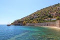 Ruins of Ottoman fortress in Alanya Royalty Free Stock Photo