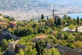 Ruins of Ottoman fortress in Alanya Royalty Free Stock Photo
