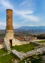 Ruins of ottoman Red Mosque, Berat, Albania Royalty Free Stock Photo