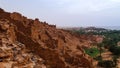 Ruins of Ouadane fortress in Sahara Mauritania Royalty Free Stock Photo