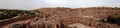 Ruins of Ouadane fortress in Sahara Mauritania Royalty Free Stock Photo