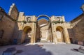 Ruined church in Salemi town, Sicily Island, Italy Royalty Free Stock Photo