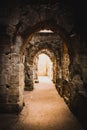 Ruins on oybin monastery Saxony / Germany Royalty Free Stock Photo