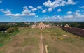 The ruins of the Palace complexthe residence of the Sapieha family in Ruzhany, Belarus