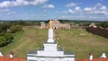 The ruins of the Palace complexthe residence of the Sapieha family in Ruzhany, Belarus