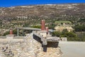 The ruins of the palace of Knossos