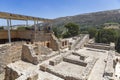 The ruins of the Palace of Knossos in Crete