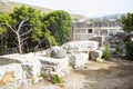 Ruins of the palace of Knossos near Heraklion on the island of Crete in Greece Royalty Free Stock Photo