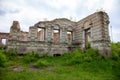 The ruins of the Palace von der Osten Saken on the border of the town of Nemeshaevo and the village of Mirotskoye, Kiev region,