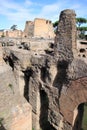 Ruins at the Palatine Hill in Rome, Italy