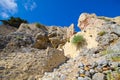 Ruins of Palio Pyli castle on Kos island, Greece Royalty Free Stock Photo