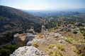 Ruins of Palio Pyli castle on Kos island, Greece Royalty Free Stock Photo