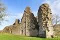 Ruins of 12th Century Pendragon Castle, Mallerstang, Cumbria, England.