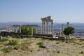The ruins of Pergamon, birthplace of Hippocrates.