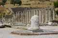 The ruins of Pergamon, birthplace of Hippocrates.