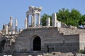 Temple of Trajan Pergamon or Pergamum  Bergama  Turkey Royalty Free Stock Photo