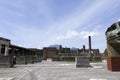 Ruins of Pompei, an ancient city buried by the 79 AD eruption of Mount Vesuvius