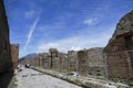 Ruins of Pompei, an ancient city buried by the 79 AD eruption of Mount Vesuvius