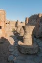 Ruins of Pompeii, buried Roman city near Naples